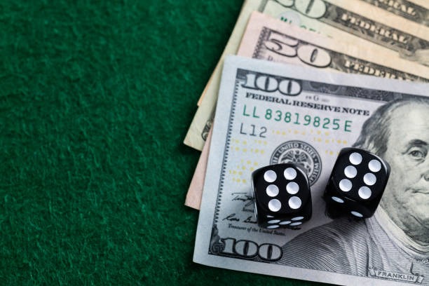 Chip placement and stake selection Bet placement interface showing chip denominations