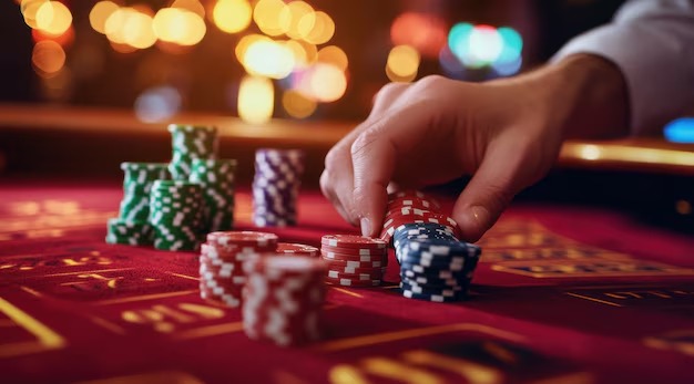 Live blackjack table at viral77 with dealer and multiple player seats
